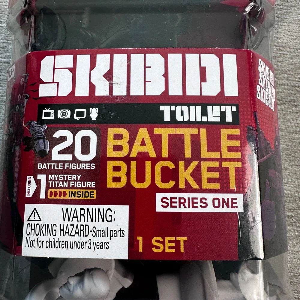 Skibidi Toilet Battle Bucket Series 1 Bonkers Toys 20 Figures Mystery Titan Lot‎